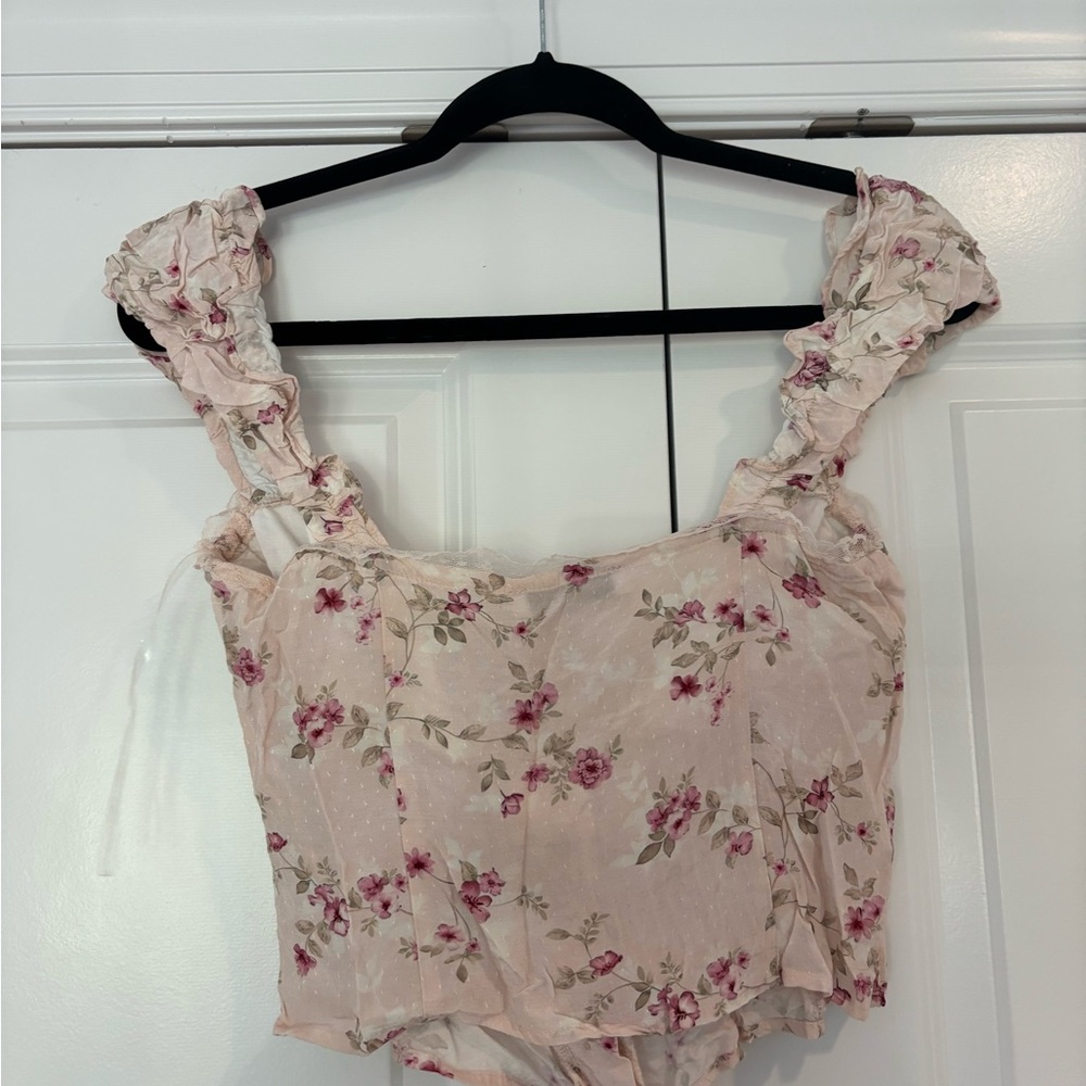 Princess Polly Floral Pink Women's Top - Picture 3 of 3
